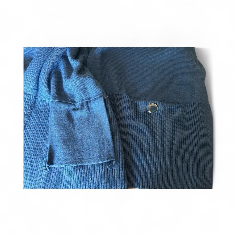 Jones New York Navy Knit Cardigan - PXL - Picture 3 of 10